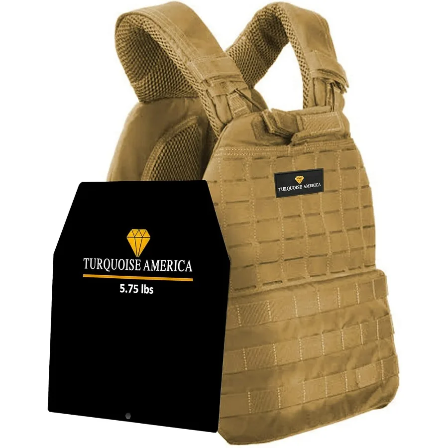 Adjustable Weighted Vest – Tactical Weight Vest for Men & Women, Perfect for Running, Rucking, Murph Workouts, & Strength Traini