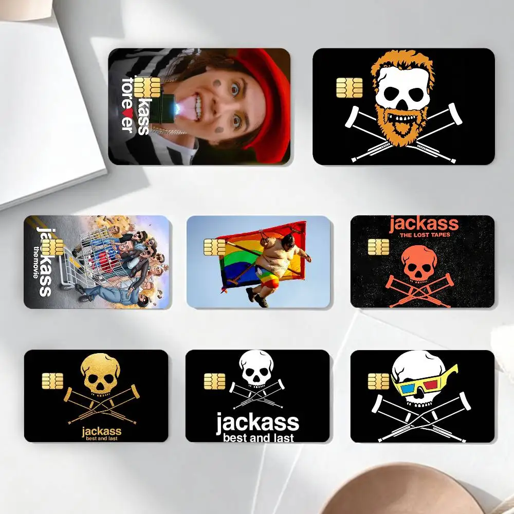 Premium Jackass Waterproof Credit Card Matte Film Decal Stickers