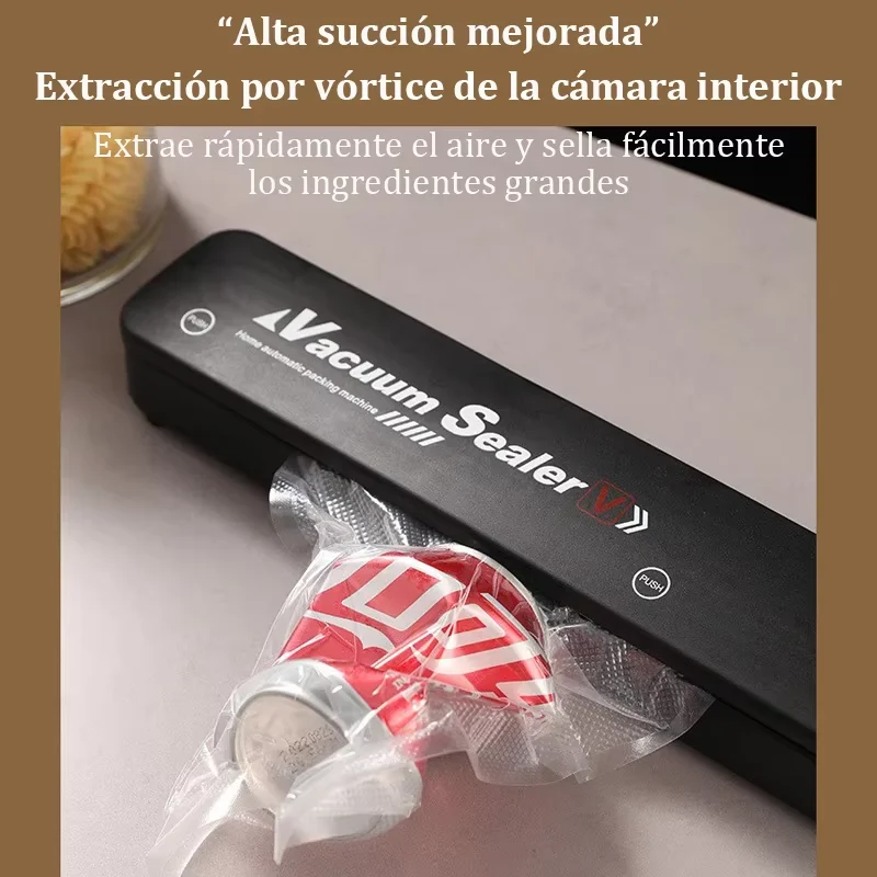 Food Vacuum Sealer Portable Sealing Machine Automatic Bag Sealer Kitchen Home Packaging Machine