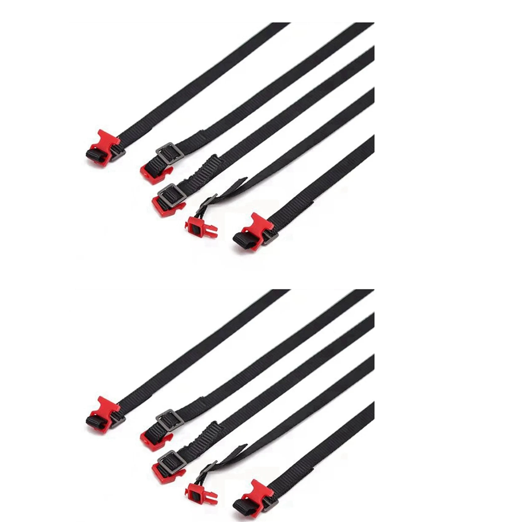 

10 шт. багажник на крышу автомобиля на радиоуправлении декоративный ремешок для 1/10 RC Crawler автомобиль AXIAL SCX10 Traxxas TRX4 RC4WD D90 CC01, красный