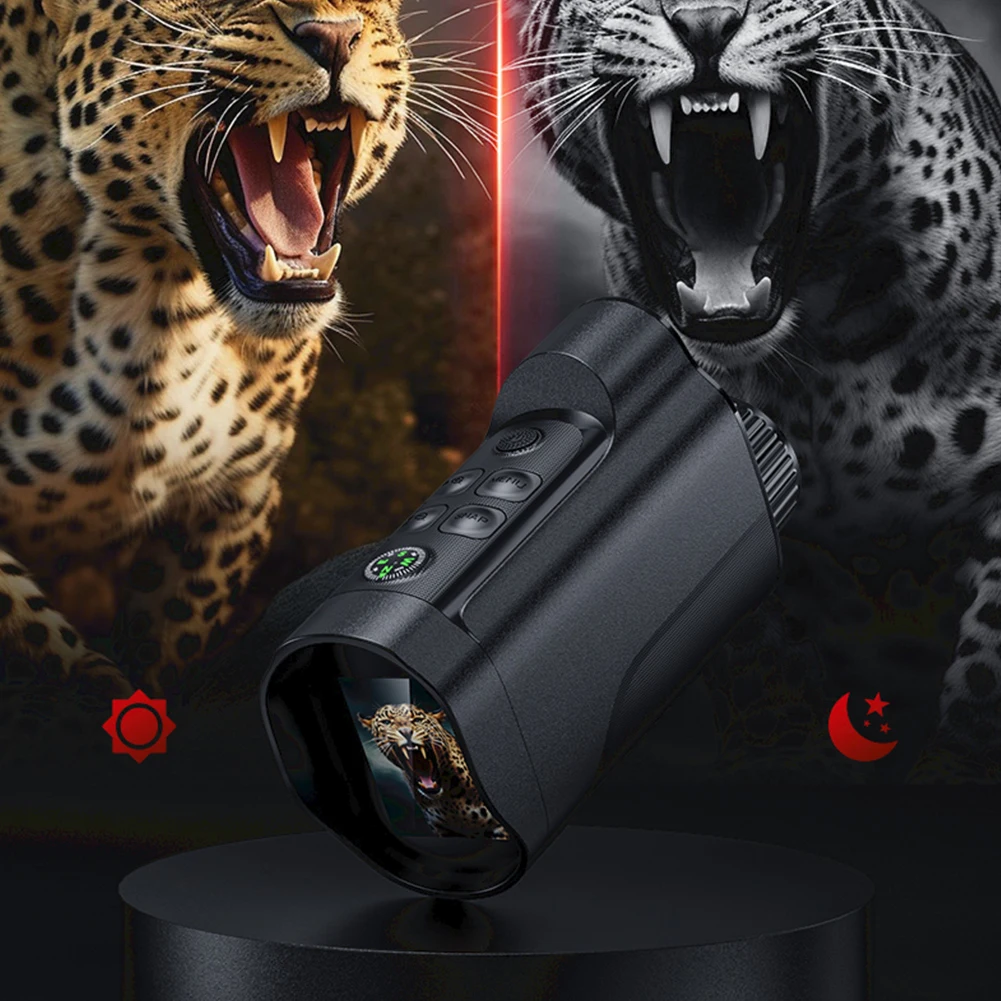 Monocular Telescope 2 Inch Screen Monoculars Scope 800M Night Range Mini Pocket Monocular for Star Watching Bird Watching Hiking