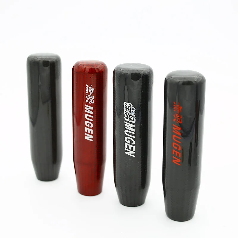 Gear Shifter Red/Black Carbon Fiber MT 13cm Gear Shift Knob For Fit FD2-S2000 F20C Universal gear shifter