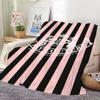 warm soft plush J-juicy design blanket Y2K for sofa living Luxury room office C-couture bedroom fashion travel gift Flannel 5