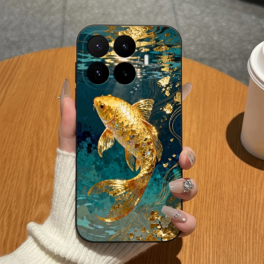 Abstract Art Print Matte Silicone Scratch-Resistant Phone Case - Lightweight Coque
