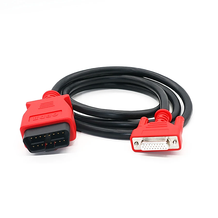 normal car temperature gauge Main Test Cable for Autel MaxiSys MS908 PRO Maxisys Elite Mini MS905 DS808 Connect Cable Car Diagnostic Tool OBD2 16pin Adapter coolant temperature gauges Diagnostic Tools