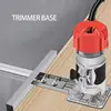 Router Base Clear Transparent Cover For Carpentry Router Adjustable Engraving Machine Protective Shell Used For Trimming 5