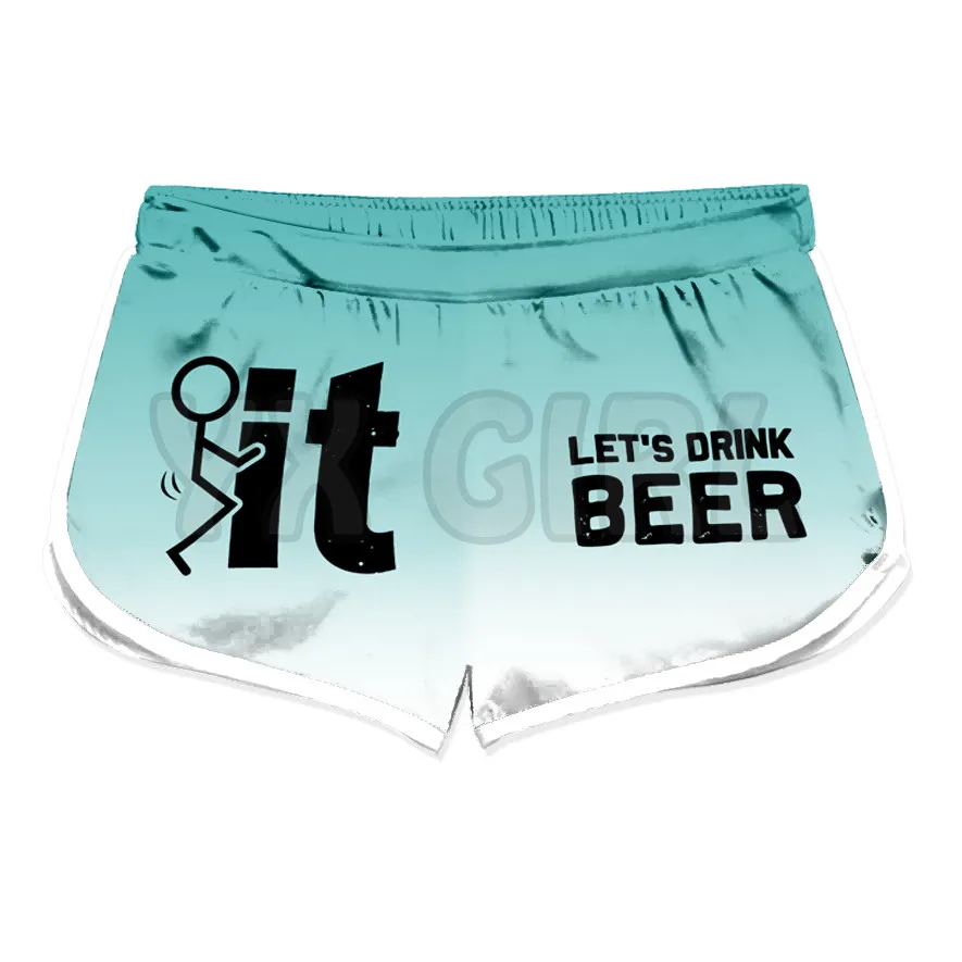 king queen 3D All Over Printed Couple Matching Men's Women's Shorts Quick Drying Beach Shorts Summer Beach Swim Trunks