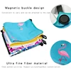 Golf Towel Magnetic 40x60 CM Golf Ball Towel Custom Logo Waffle Pattern Cleaning Towel Microfiber Soft Enduring Quick-Dry Towel 3