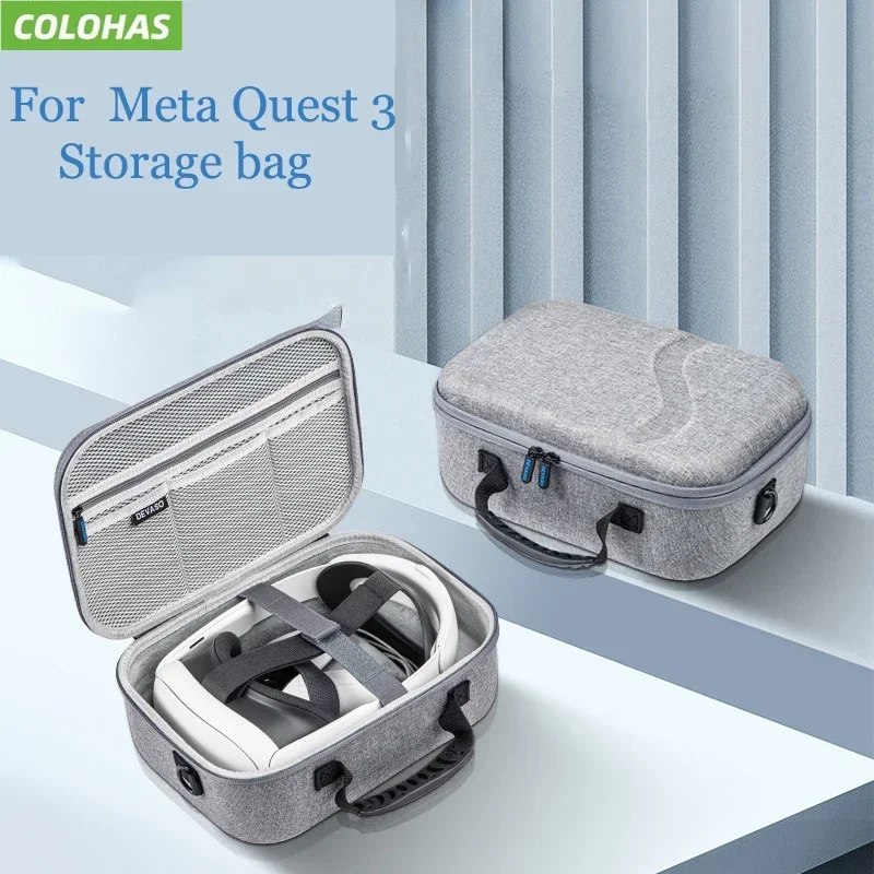 

Новинка для MetaQuest 3 очки виртуальной реальности Элитная сумка для хранения повязки на голову ручная Диагональная Сумка для полосок аксессуары для виртуальной реальности