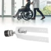 Metal Wheel Fork Wheelchair Front Fork Aluminium Alloy Simple Installation Sensitive Shock Absorption for 7in Wheelchair Tires 2