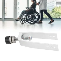 Metal Wheel Fork Wheelchair Front Fork Aluminium Alloy Simple Installation Sensitive Shock Absorption for 7in Wheelchair Tires 2
