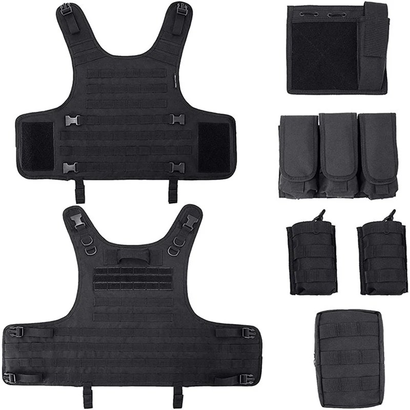 

Hunting buckle vest military onboard magazine air gun paintball CS outdoor protective lightweight tactical military vest