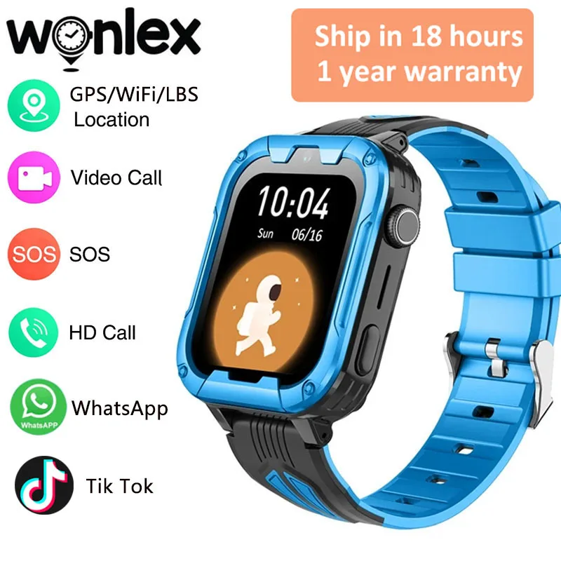 Wonlex 4G Wifi Kids Smart Watch Whatsapp KT32 Video