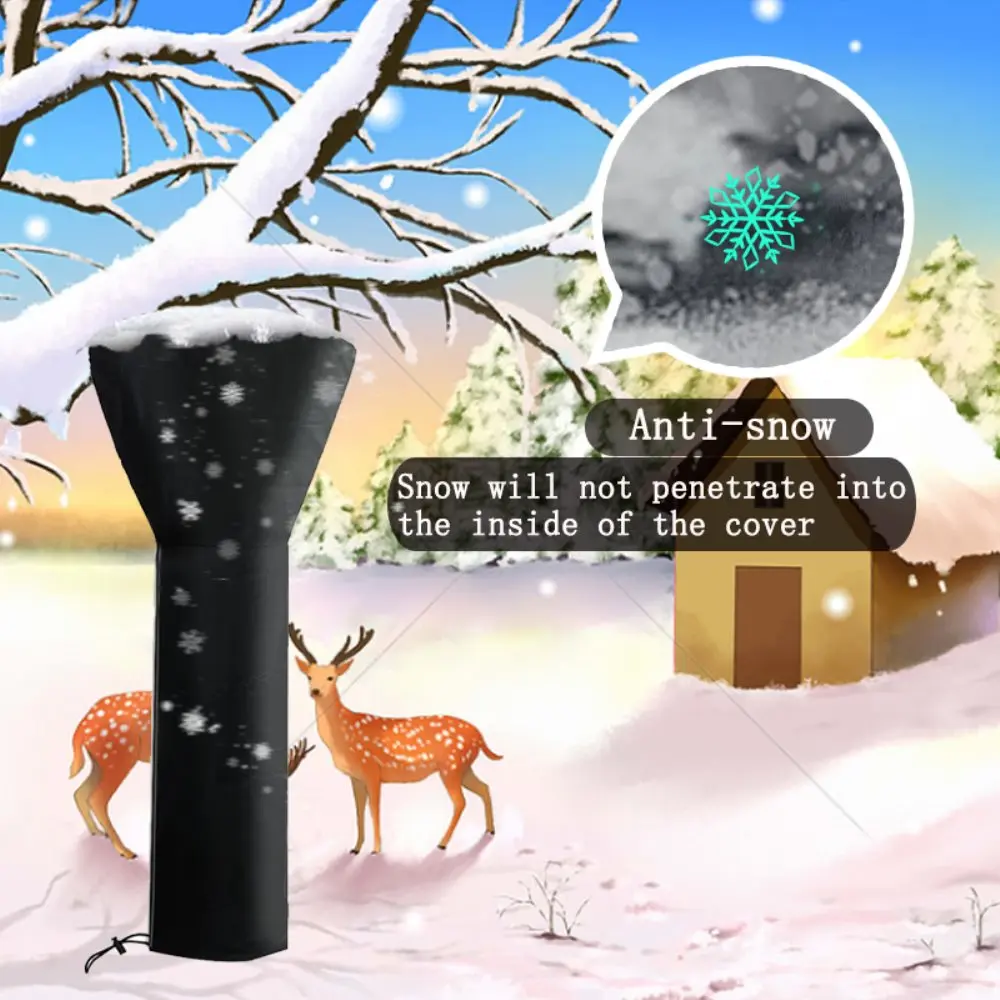 Patio Heater Cover Outdoor Waterproof Windproof and Dustproof Pyramid Vertical Outside Universal Cover Heater Protection