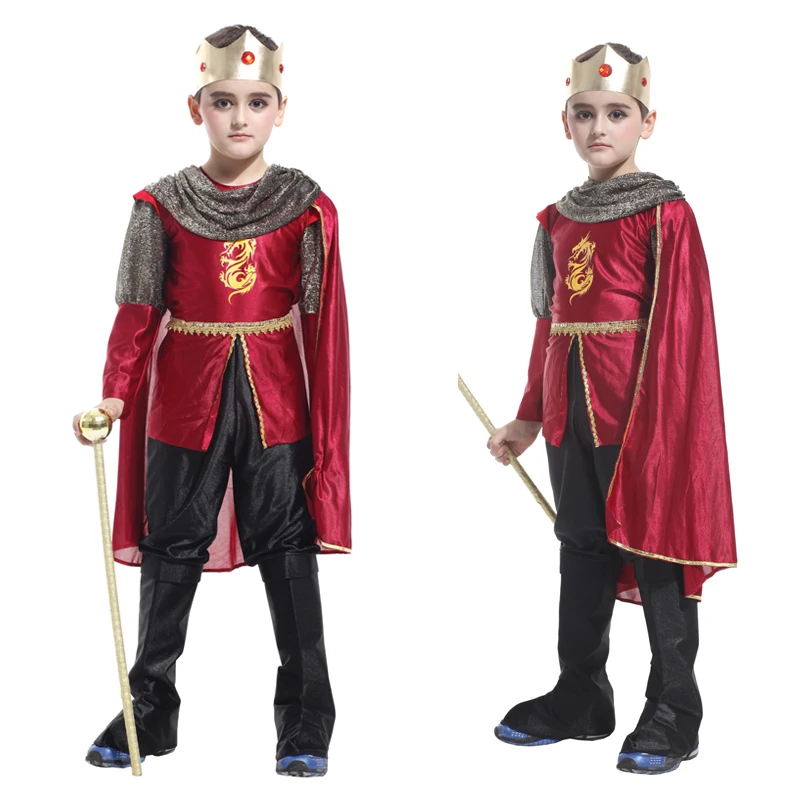 Kids Cosplay Costume Boys Medieval Renaissance Prince Arthur Halloween Party Mardi Fancy Dress kids cosplay costume,medieval prince costume