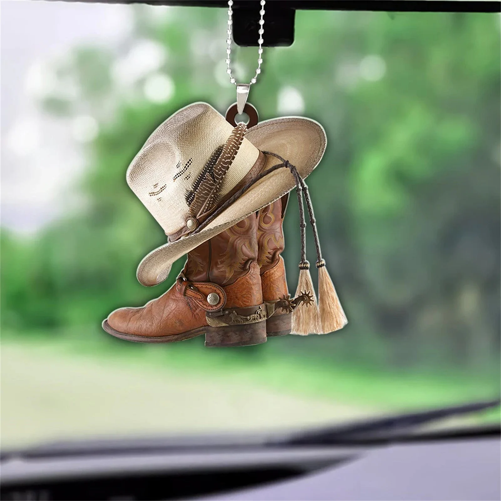 Car Pendant Decor Ornament Car Mirror Suspension Decoration Car