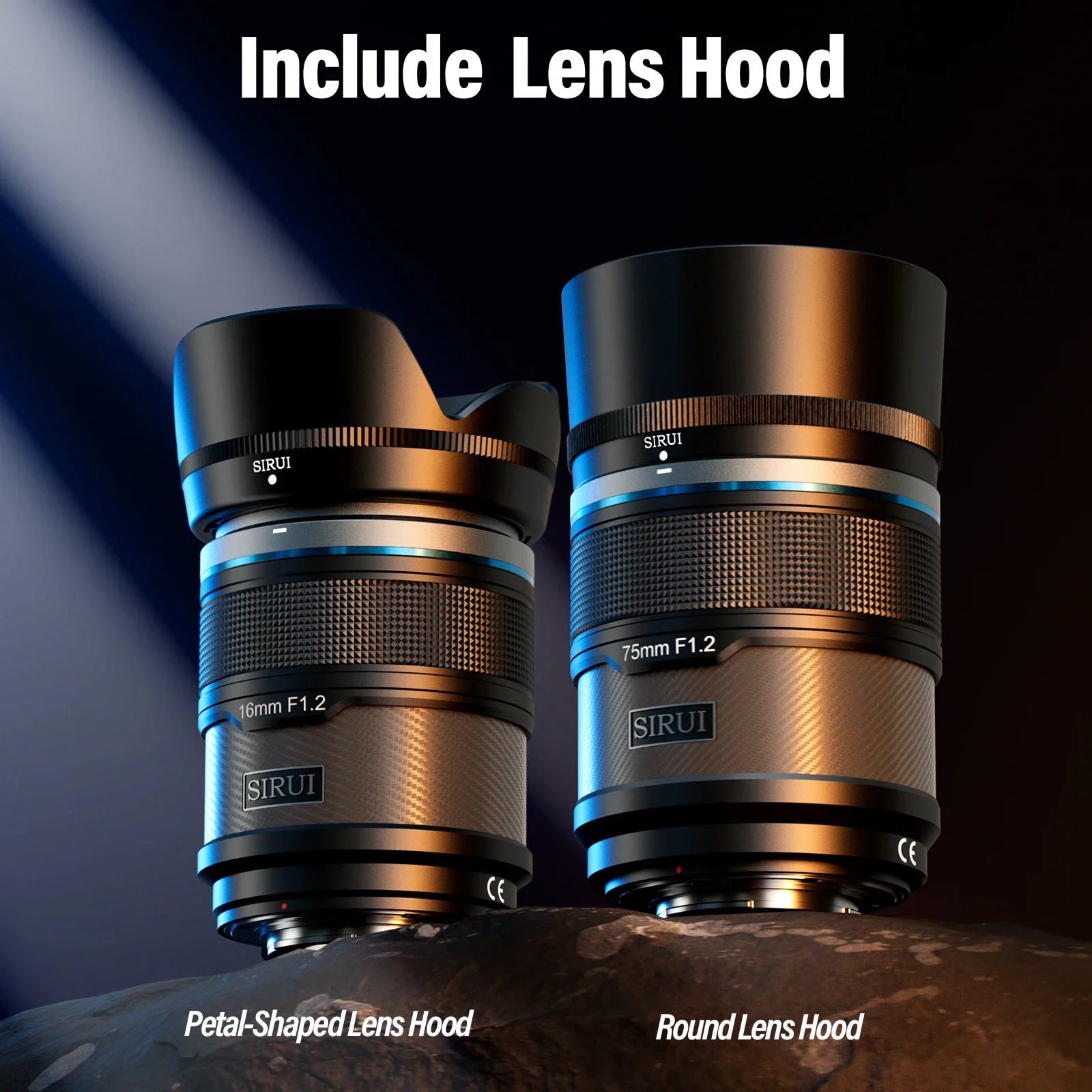 시루이 스나이퍼 16mm 75mm 자동 초점 렌즈 ( E APS-C 시네 렌즈 F1.2 울트라 조리개 STM 아이 AF) 니콘 Z, 후지 X 카메라 렌즈용
