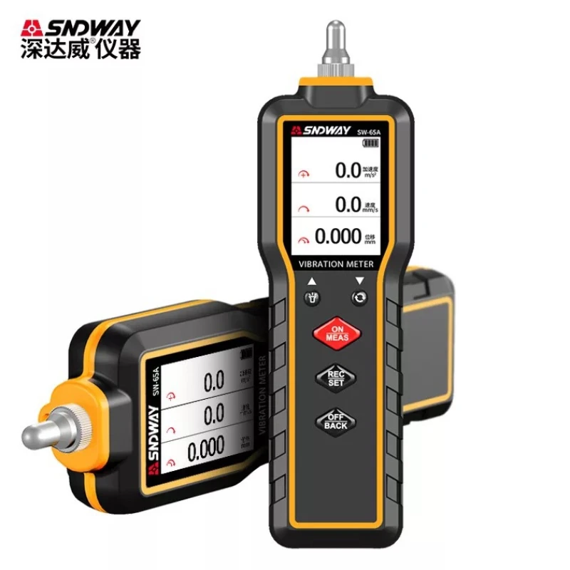 SNDWAY Handheld Vibration Meter Digital Vibration Measuring Tool Instrument SW-65A