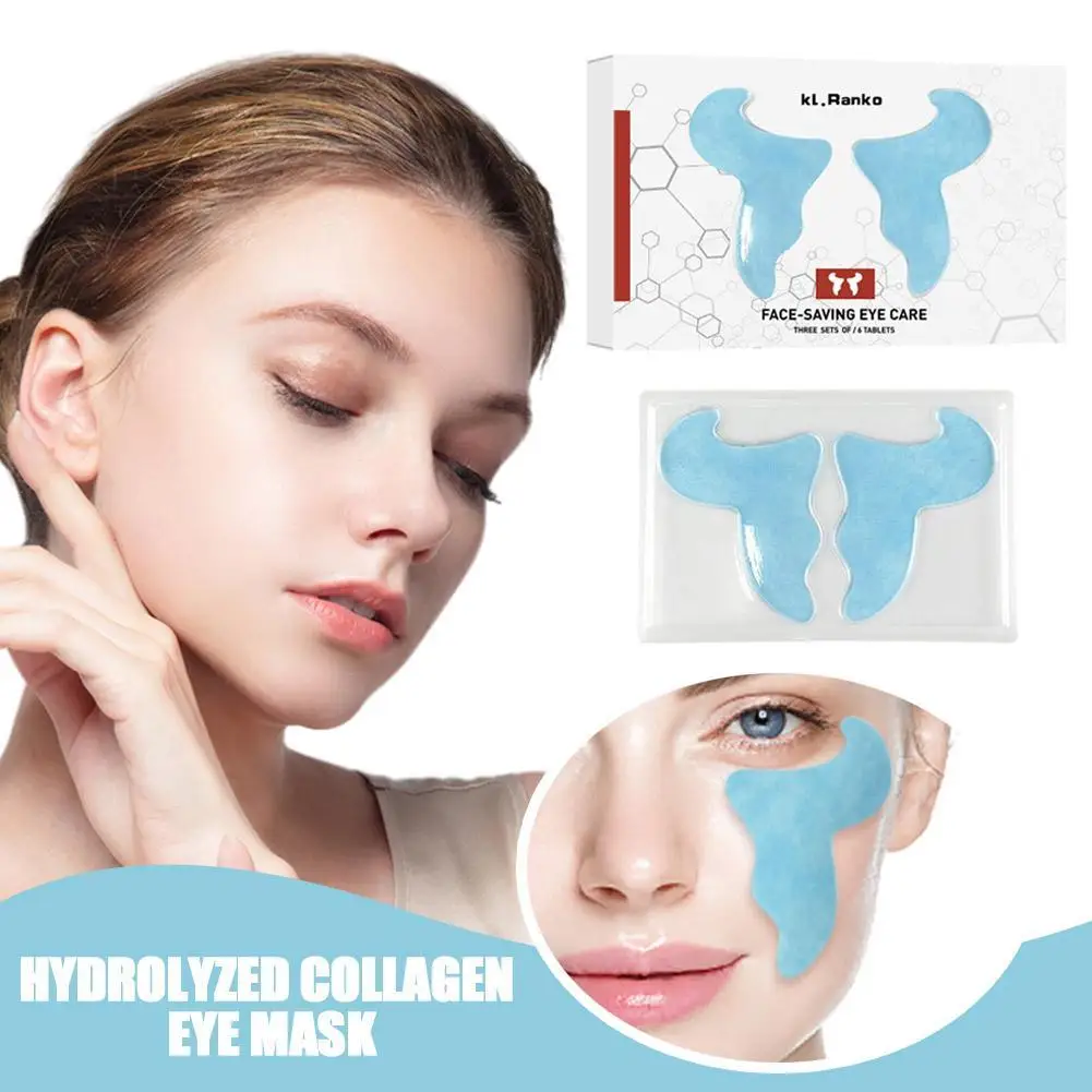 

3pairs Hydrolyzed Collagen Eye Mask Anti-Wrinkle Remove Dark Circles Moisturizing Lift Firming Skin Eyes Skin Care Facial Mask