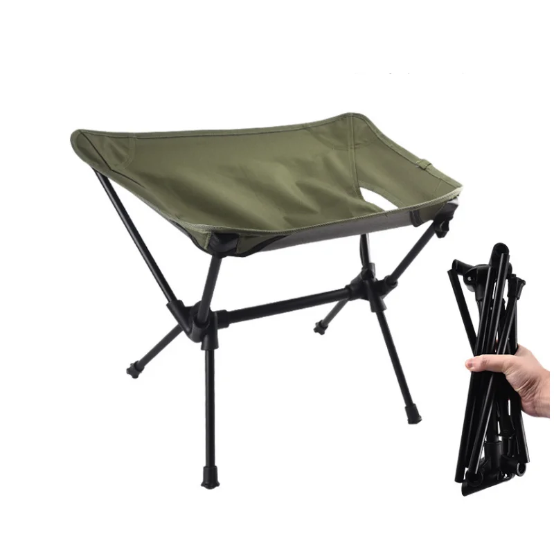 

Outdoor Folding Moon Chair Camping Fishing Chair Travel Picnic Barbecue Ultralight Portable Queueing Leisure Stool