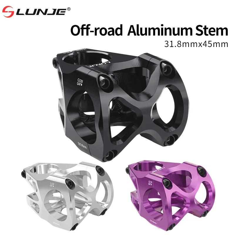 CNC Bicycle Stem 31.8/35mm MTB Bike Table Power Aluminum Alloy 45MM Road Bike Handlebar Stem