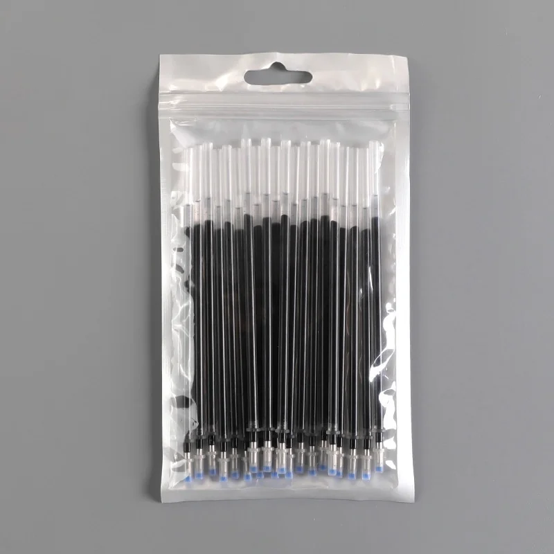 50 Stück/Set 0,5mm/0,38mm Gel stift Nachfüllungen schwarz/blau/rot Tinte Schreibstift Nachfüllungen Büromaterial – Detail 9