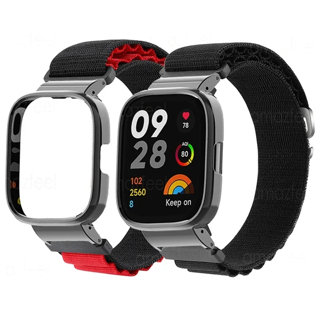 Correa Milanesa para Xiaomi Mi Watch Lite, funda protectora de marco de  Metal, pulsera de reloj para Redmi Watch 2 Lite - AliExpress