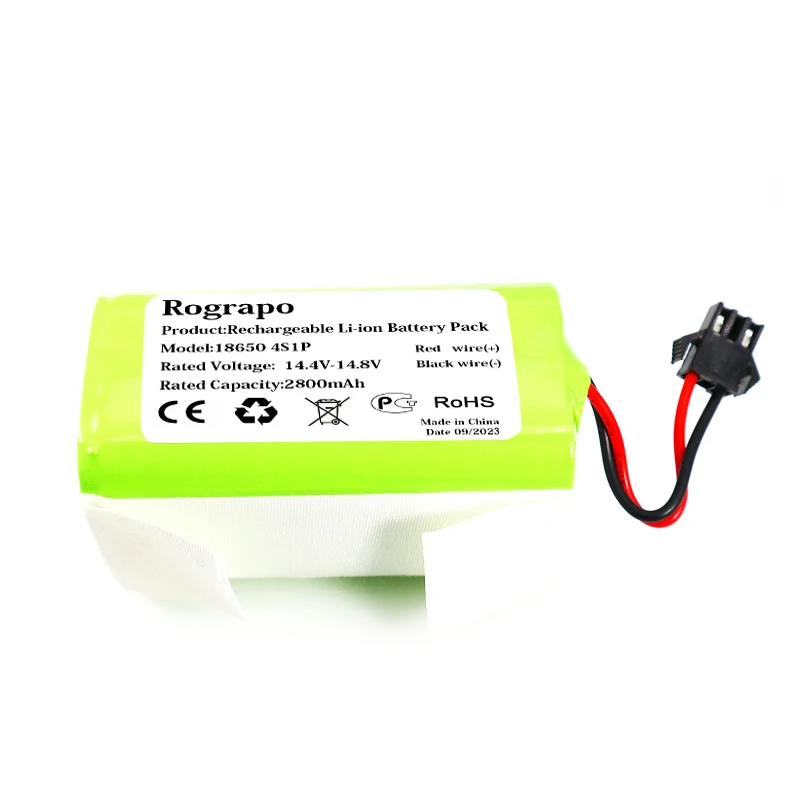 Byd 4inr19 66 Inr18650 M264s1p H18650ch-4s1p Li-ion Bateria para Iboto Aqua V715b Smart L920w Aspirador de pó Novo 14.4v 3400mah - Image 4
