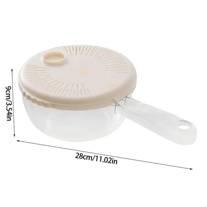 Efficient Kitchen Accessory Drainage Basket for Washing and Draining Fruits and Vegetables with Refrigeration Capability