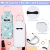 10pcs DIY Sublimation Lipstick Sleeve Keychains, Blank Lipstick Holder, Protective Lipstick Cases for Women's Ornament Supplies 2