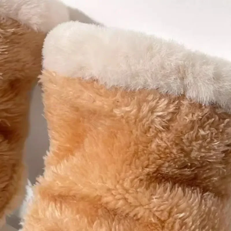 Plush Wrist Thick Glove Sensitive TouchScreen Mitten Against Cold Protective Gloves Autumn Winter Outdoor Skiing Thermal Mittens