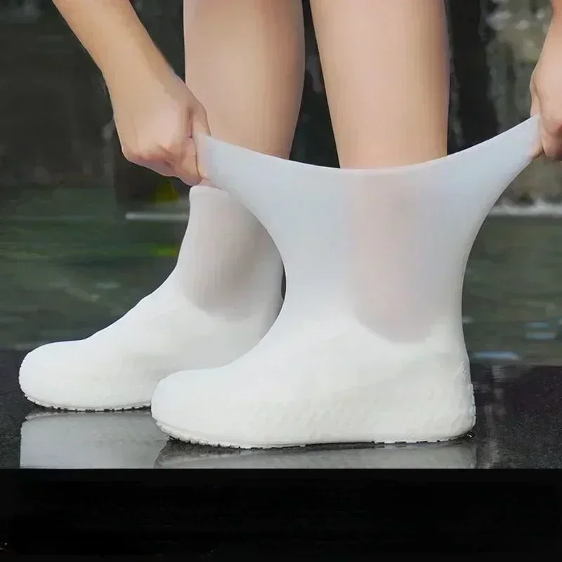 Description Picture 2 of itemLatex Waterproof Shoe Covers Reusable Neutral Shoe Protectors Non-slip Rain Boot Covers Shoe Accessories [...]