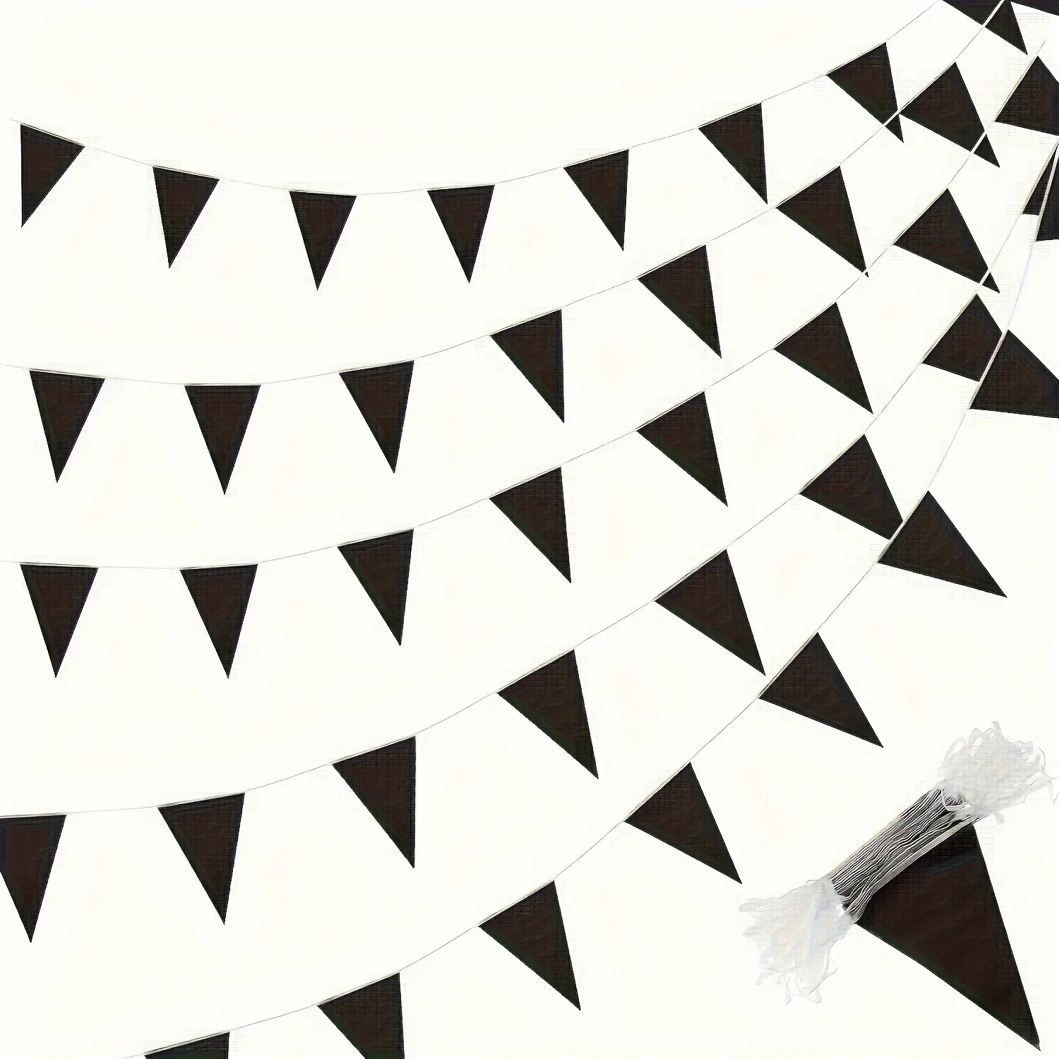 Vibrant Fluorescent Green Pennant Banner