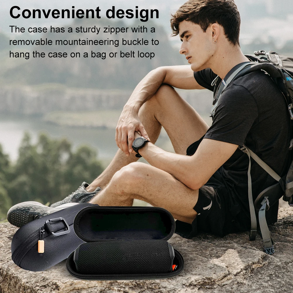 Hard Carrying Case for JBL Flip 7 Speaker Portable Storage Bag Waterproof Hard Travelling Case Anti-scratch Speaker Accessories