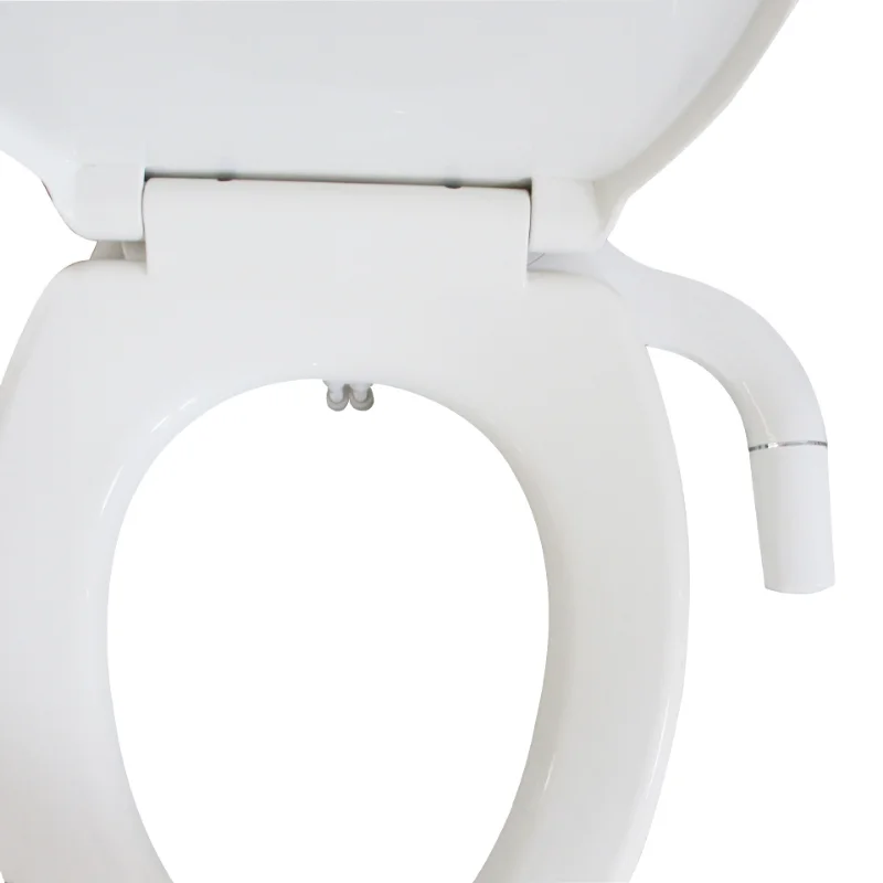 Ultra-slim Toilet Seat Acessório Bidé de Pressão de Água Ajustável Bocal Duplo Não Elétrico