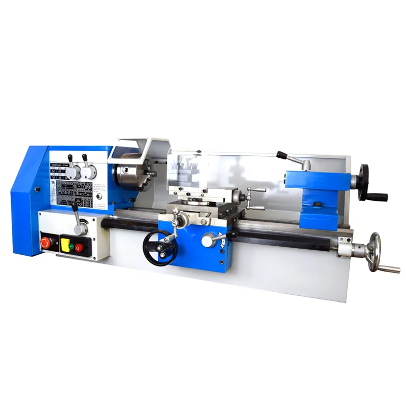 

CQ6125 Small Lathe Machine 500mm 700mm table mini metal lathe machine Light Type Manual Bench Lathe
