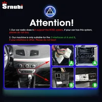 Srnubi Autoradio pour Renault Megane 3 Fluence Samsung SM3 2008-2014 lecteur multimédia Carplay Android Auto Autoradio Navigatore 3