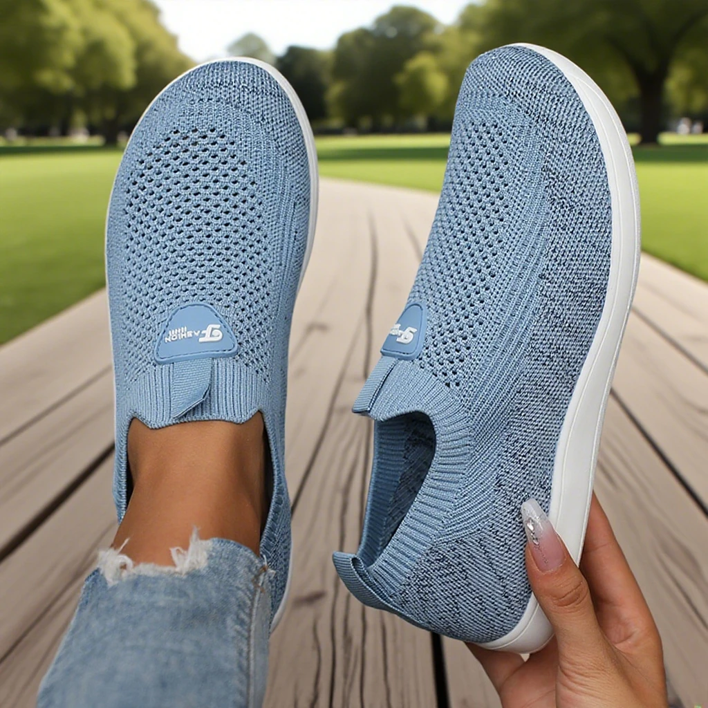 Zero Difference Shoes for Men and Women Wide Version Sports Walking Shoes Soft Sole Anti Slip Comfortable Running Tennis Shoes 6