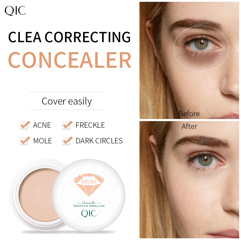 Face Freckles Foundation Concealer Pallet Long Lasting Full Coverage Dark Circles Corrector Contour Eye Prime Makeup
