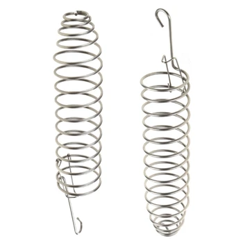 Parrot Bird Food Fruit Basket Toys Stainless Steel Feeding Device Birds Cage Feeder