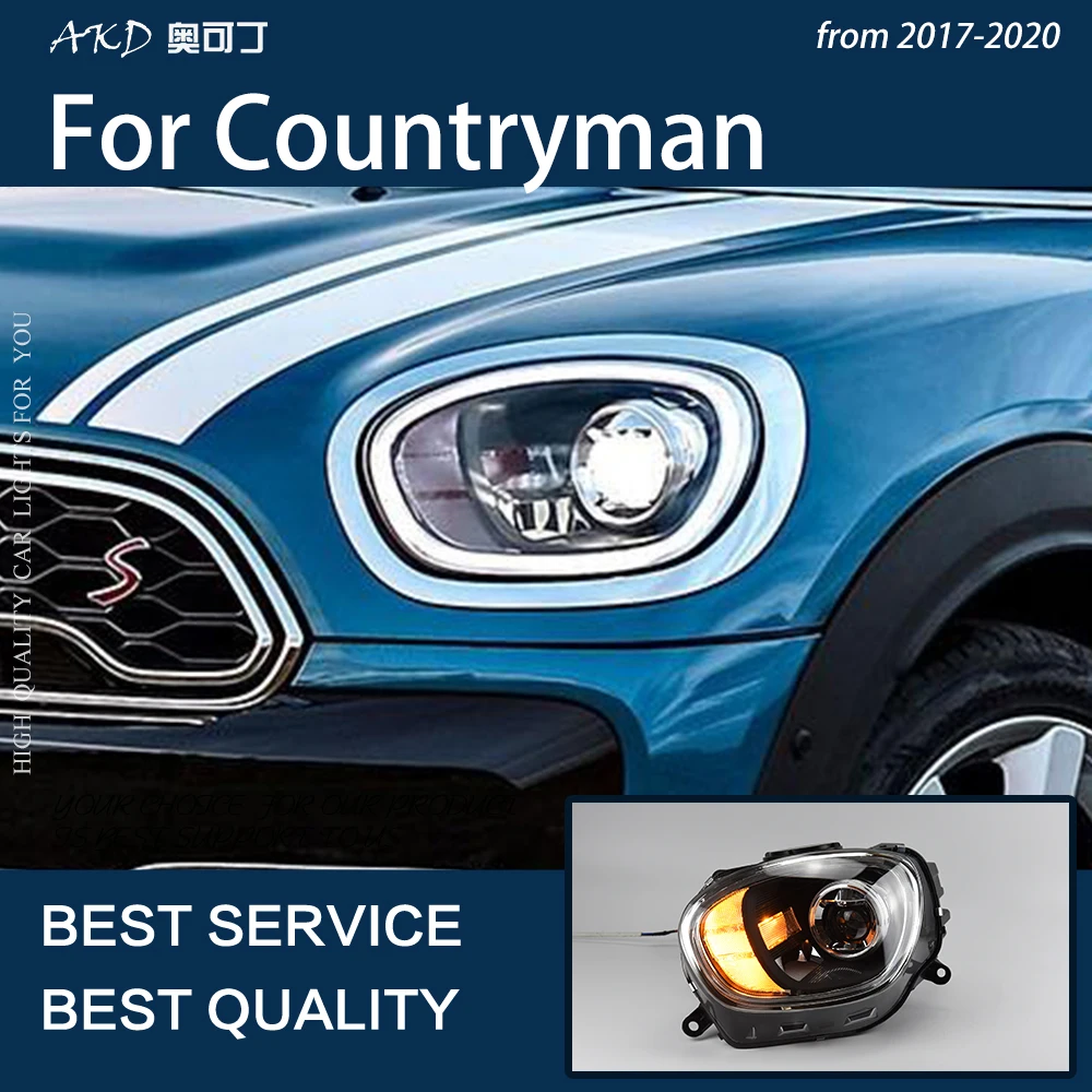 Car Lights For F60 Mini Countryman 2016 2021 LED Auto Headlights