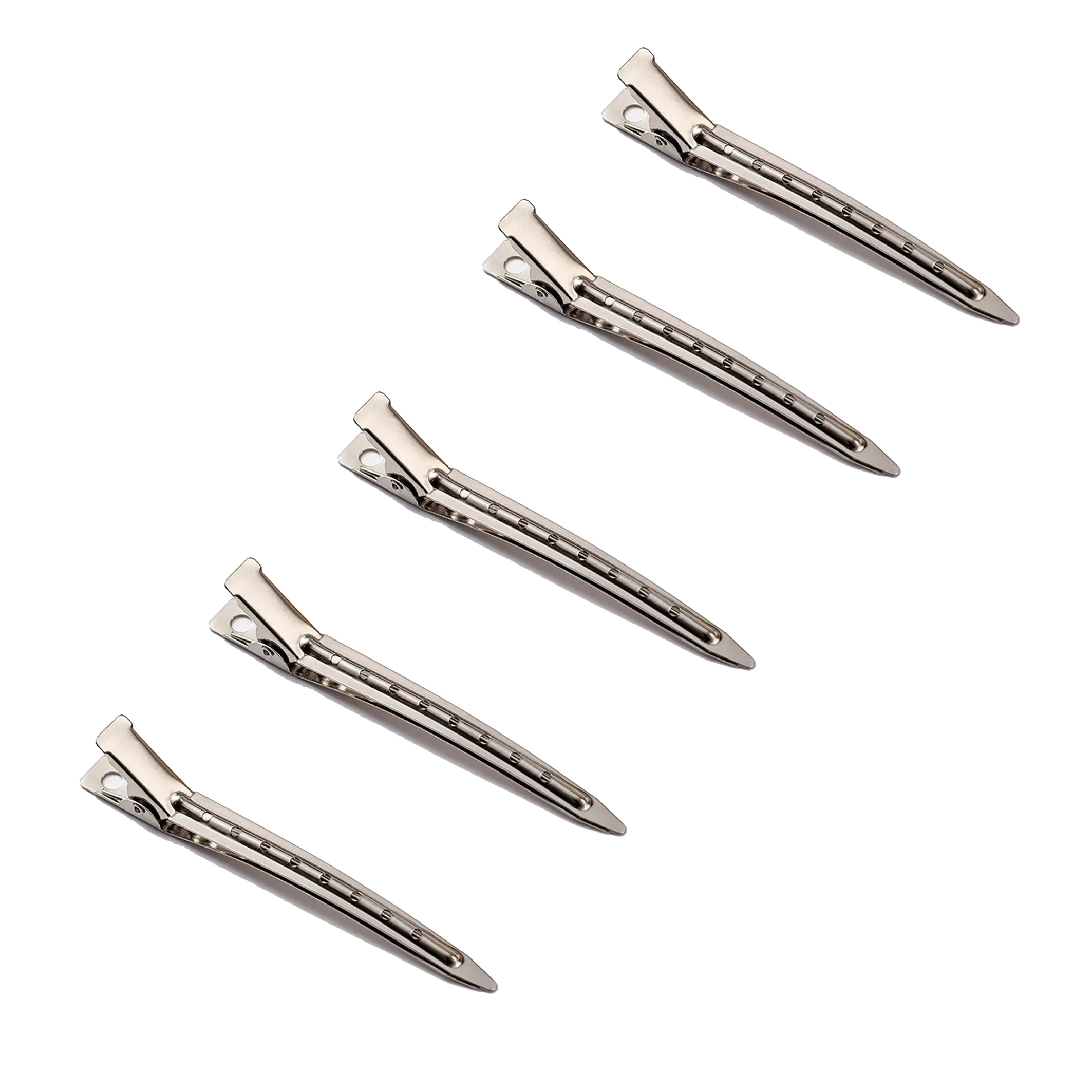 Pinces bec de canard en métal pour coiffure cheveux bouclés_voghion.com