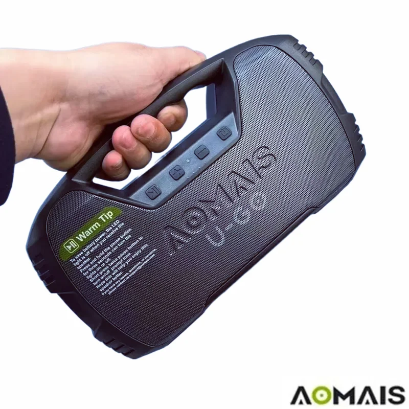 

Aomais GO 25W Big Power Stereo Bluetooth Speaker RGB Outdoor Waterproof Sound Column TWS Wireless Subwoofer 40 Hour Battery Life