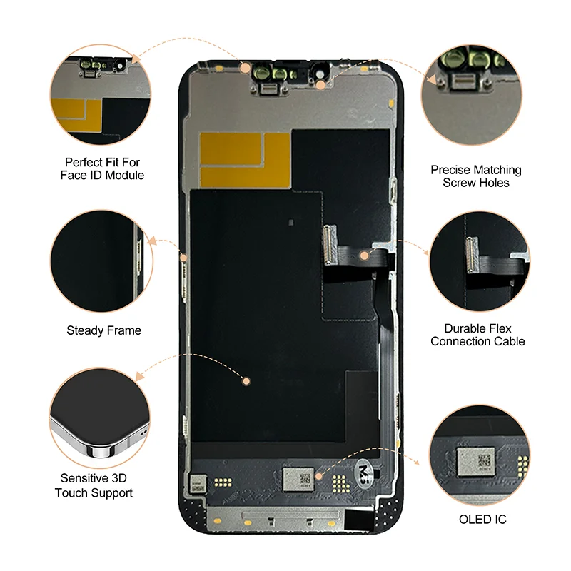 Premium OLED Display & 3D Touch Digitizer Replacement Parts