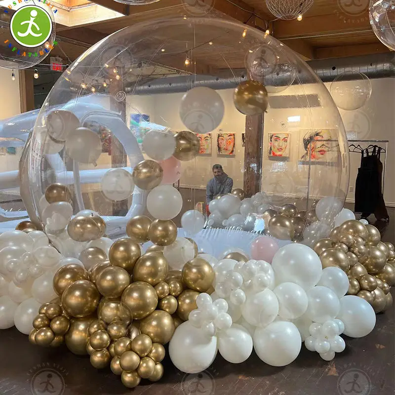 

Inflatable Bubble Tent PVC Globe Clear Transparent Igloo Dome Tent Outdoor Camping Event Wedding Party Inflatable Bubble House