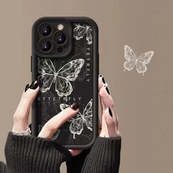Elegant Purple Butterfly Couple Phone Case - Soft TPU Back Cover for Oppo A36 4G (TYB-247TY241119201)