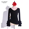 Modal Flamenco Dance Tops Latin Blouse For Women/Girl Pratice Spanish Top GLL02