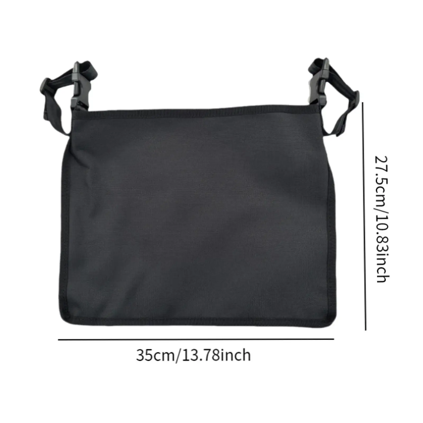 Wheelchair Bag Hang on Back Walker Organizer Bag for Travel Walking Outdoor