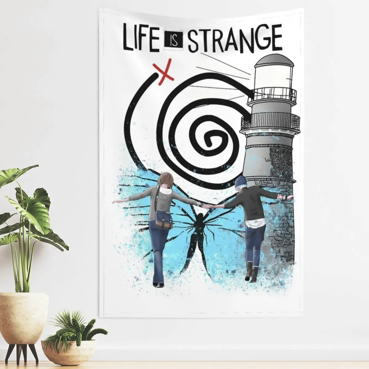 

Life Is Strange Remaster Game Tapestry Wall Hanging Print Polyester Wall Tapestry Boho Blanket Room Decor Wall Cloth