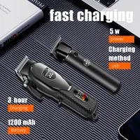 hiena Hair Clipper Kit for Men Electric Shaver Hair Trimmer Professional Cutting Machine Hair Trimmer with LCD Digital Display 4